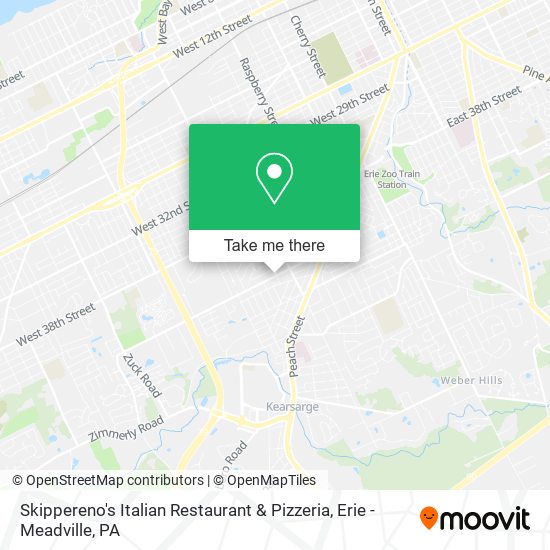Mapa de Skippereno's Italian Restaurant & Pizzeria