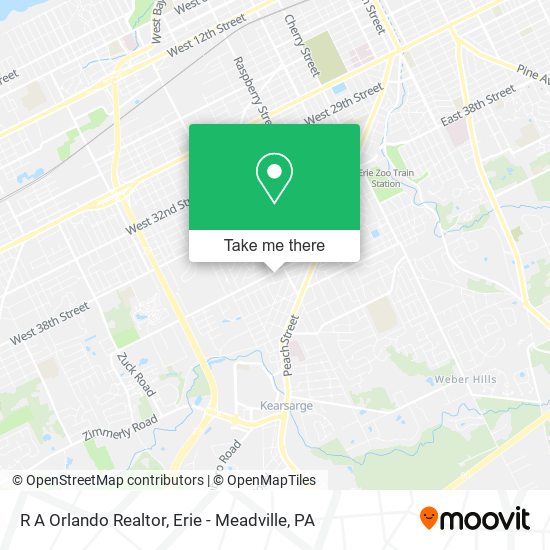 R A Orlando Realtor map