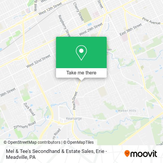 Mel & Tee's Secondhand & Estate Sales map