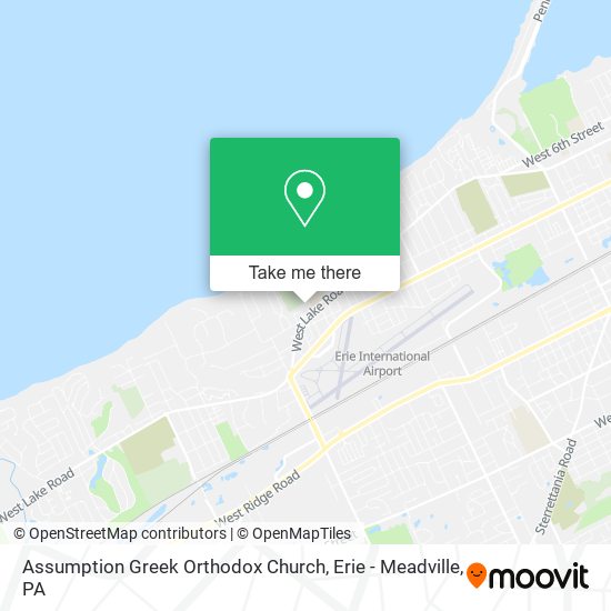 Assumption Greek Orthodox Church map