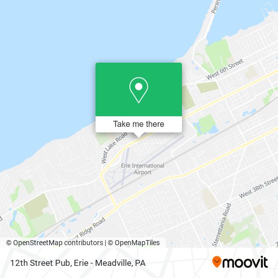 12th Street Pub map