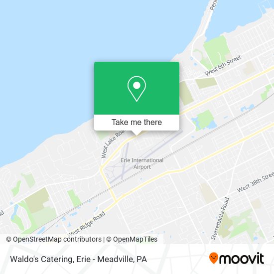 Waldo's Catering map