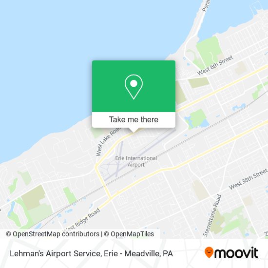 Lehman's Airport Service map