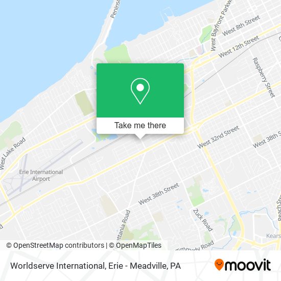 Worldserve International map