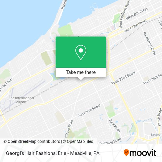 Georgi's Hair Fashions map