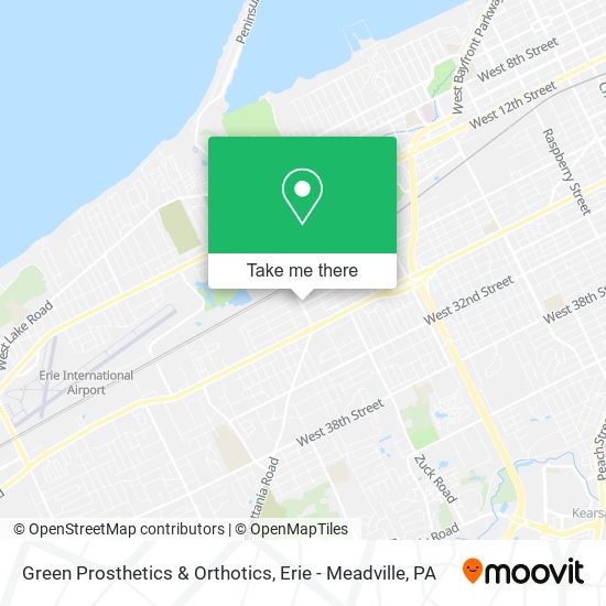 Green Prosthetics & Orthotics map