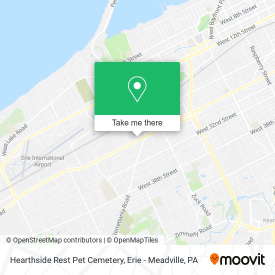 Hearthside Rest Pet Cemetery map