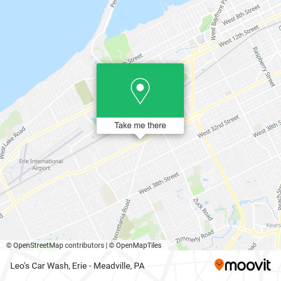 Leo's Car Wash map