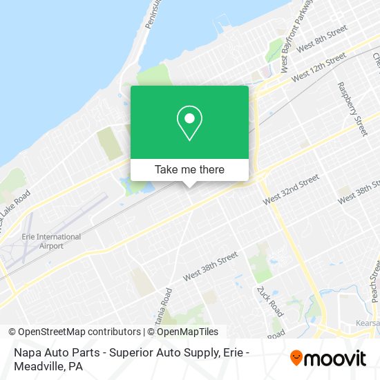 Napa Auto Parts - Superior Auto Supply map