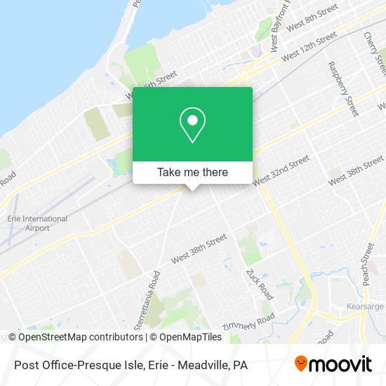 Mapa de Post Office-Presque Isle