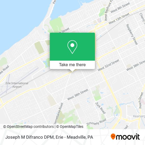 Joseph M Difranco DPM map