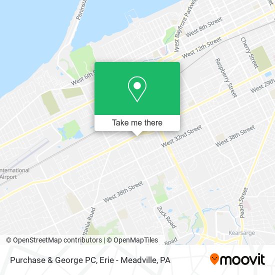 Mapa de Purchase & George PC