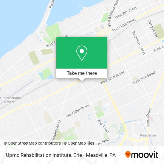 Upmc Rehabilitation Institute map
