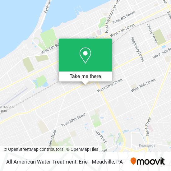 All American Water Treatment map