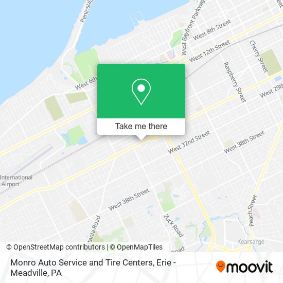 Monro Auto Service and Tire Centers map