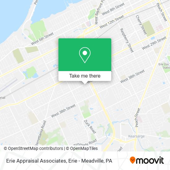 Erie Appraisal Associates map