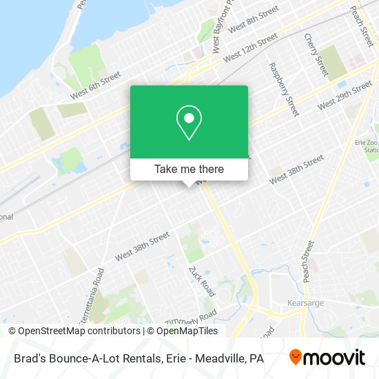 Brad's Bounce-A-Lot Rentals map