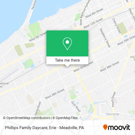 Phillips Family Daycare map