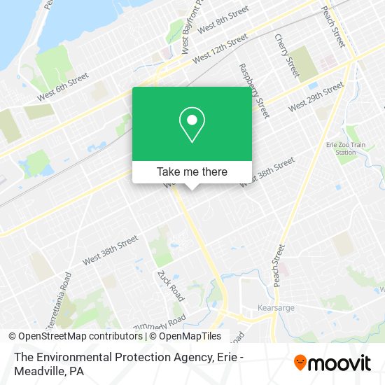 Mapa de The Environmental Protection Agency