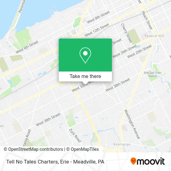 Tell No Tales Charters map