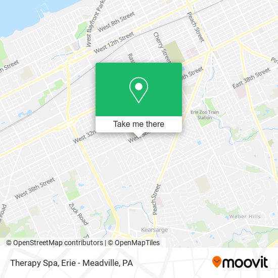 Therapy Spa map