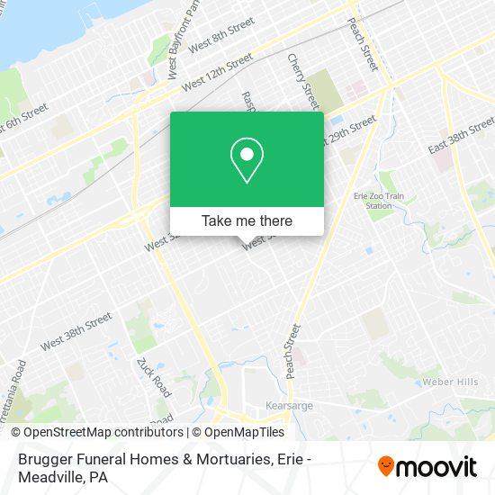 Brugger Funeral Homes & Mortuaries map