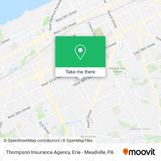 Mapa de Thompson Insurance Agency