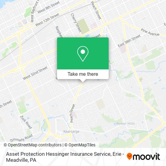 Asset Protection Hessinger Insurance Service map