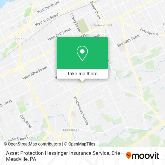 Asset Protection Hessinger Insurance Service map
