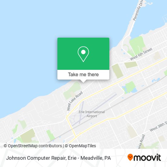 Mapa de Johnson Computer Repair