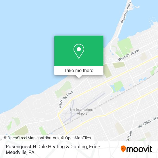 Rosenquest H Dale Heating & Cooling map