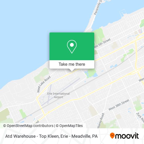 Atd Warehouse - Top Kleen map