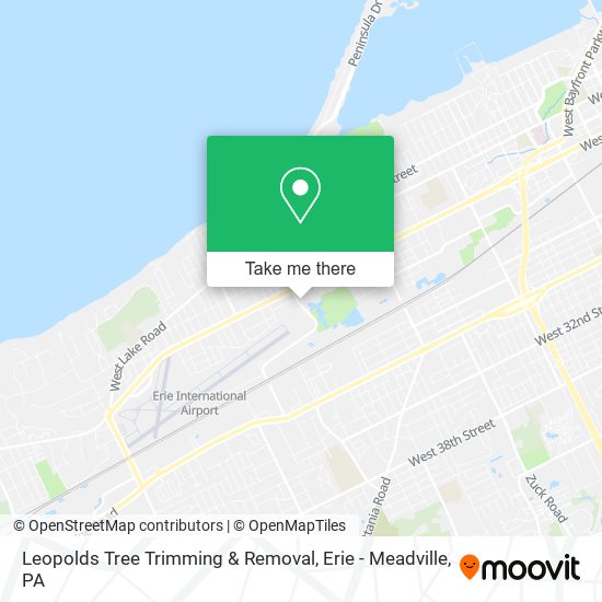 Leopolds Tree Trimming & Removal map
