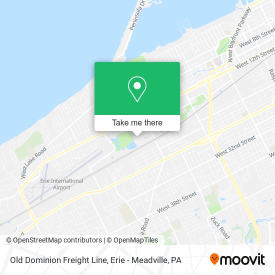 Old Dominion Freight Line map