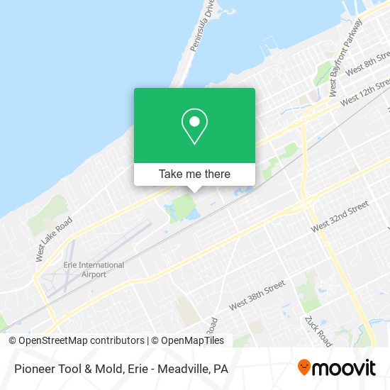 Pioneer Tool & Mold map