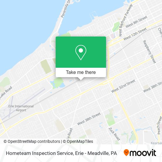Hometeam Inspection Service map