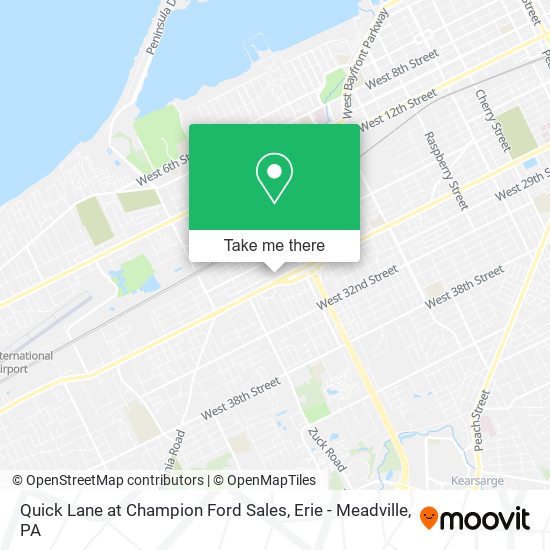 Mapa de Quick Lane at Champion Ford Sales