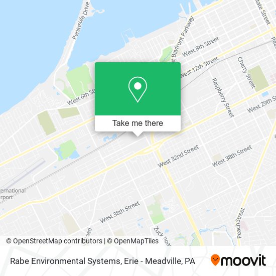 Mapa de Rabe Environmental Systems
