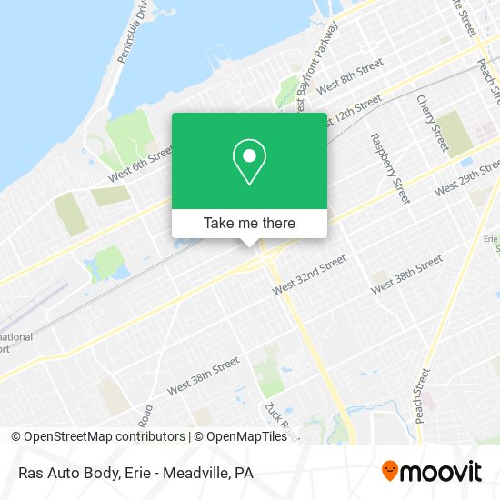 Ras Auto Body map