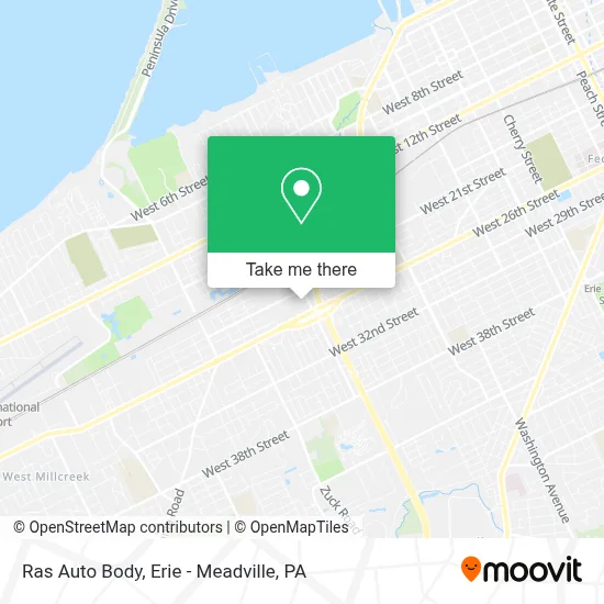Ras Auto Body map