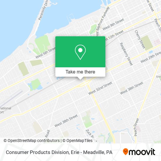 Consumer Products Division map