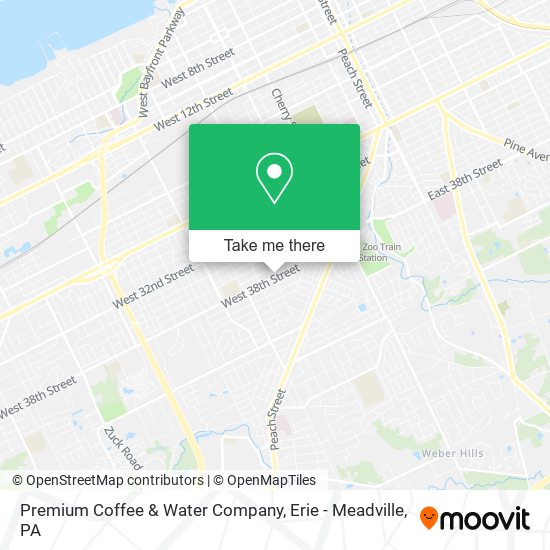 Premium Coffee & Water Company map