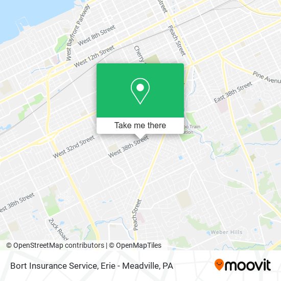 Mapa de Bort Insurance Service