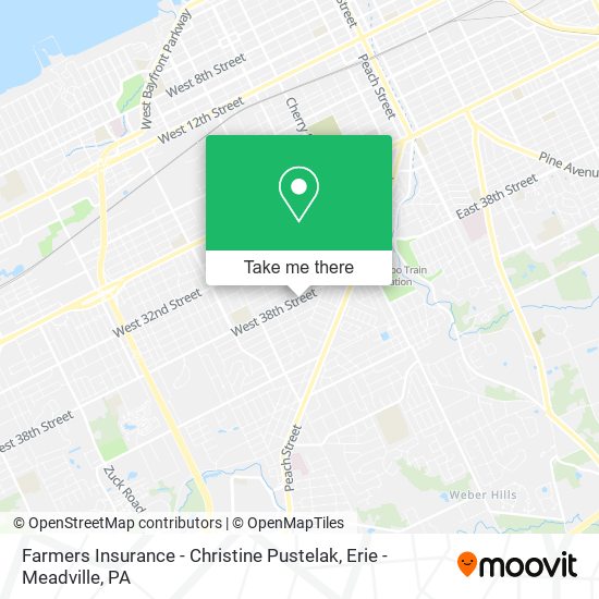 Mapa de Farmers Insurance - Christine Pustelak