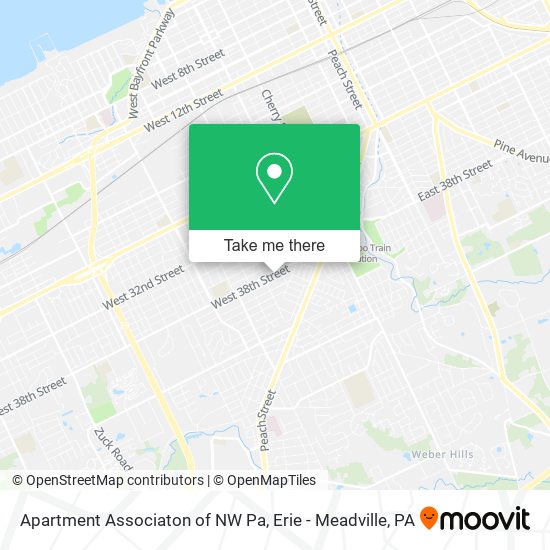Mapa de Apartment Associaton of NW Pa