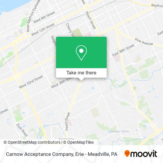 Mapa de Carnow Acceptance Company