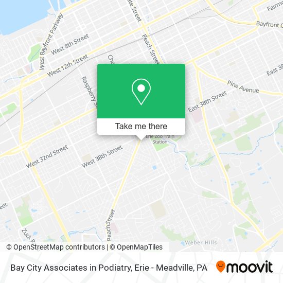 Mapa de Bay City Associates in Podiatry