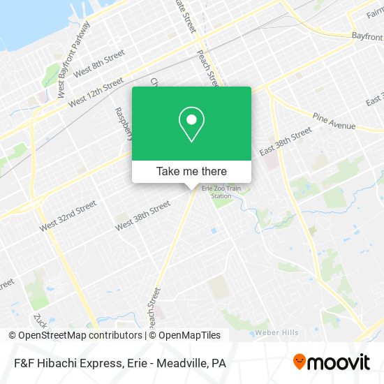 F&F Hibachi Express map