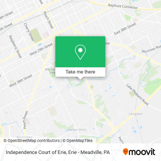 Mapa de Independence Court of Erie