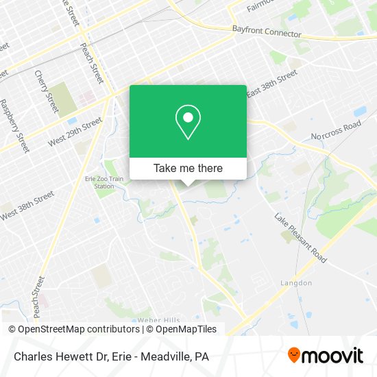 Charles Hewett Dr map
